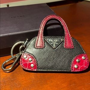 Authentic Prada Handbag Keychain